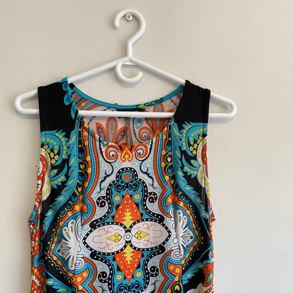 Reborn Sleeveless Flowy Maxi Summer Dress | US Size M